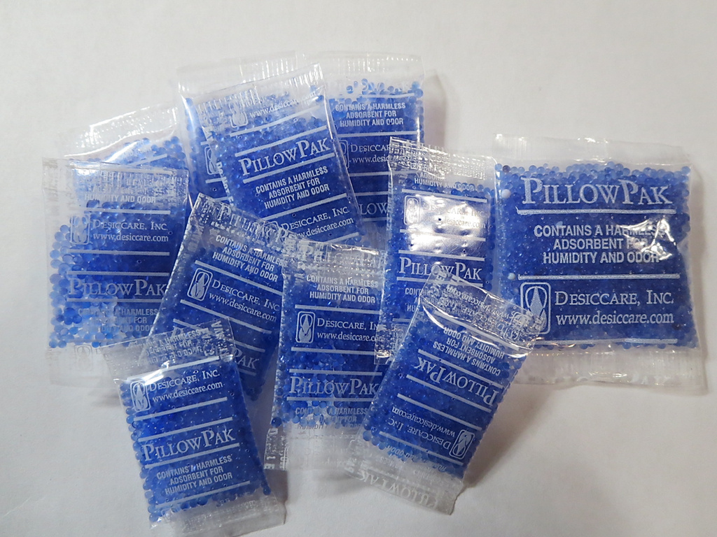 Blue Indicating Silica Gel Moisture Absorber Pillow Pak Packets